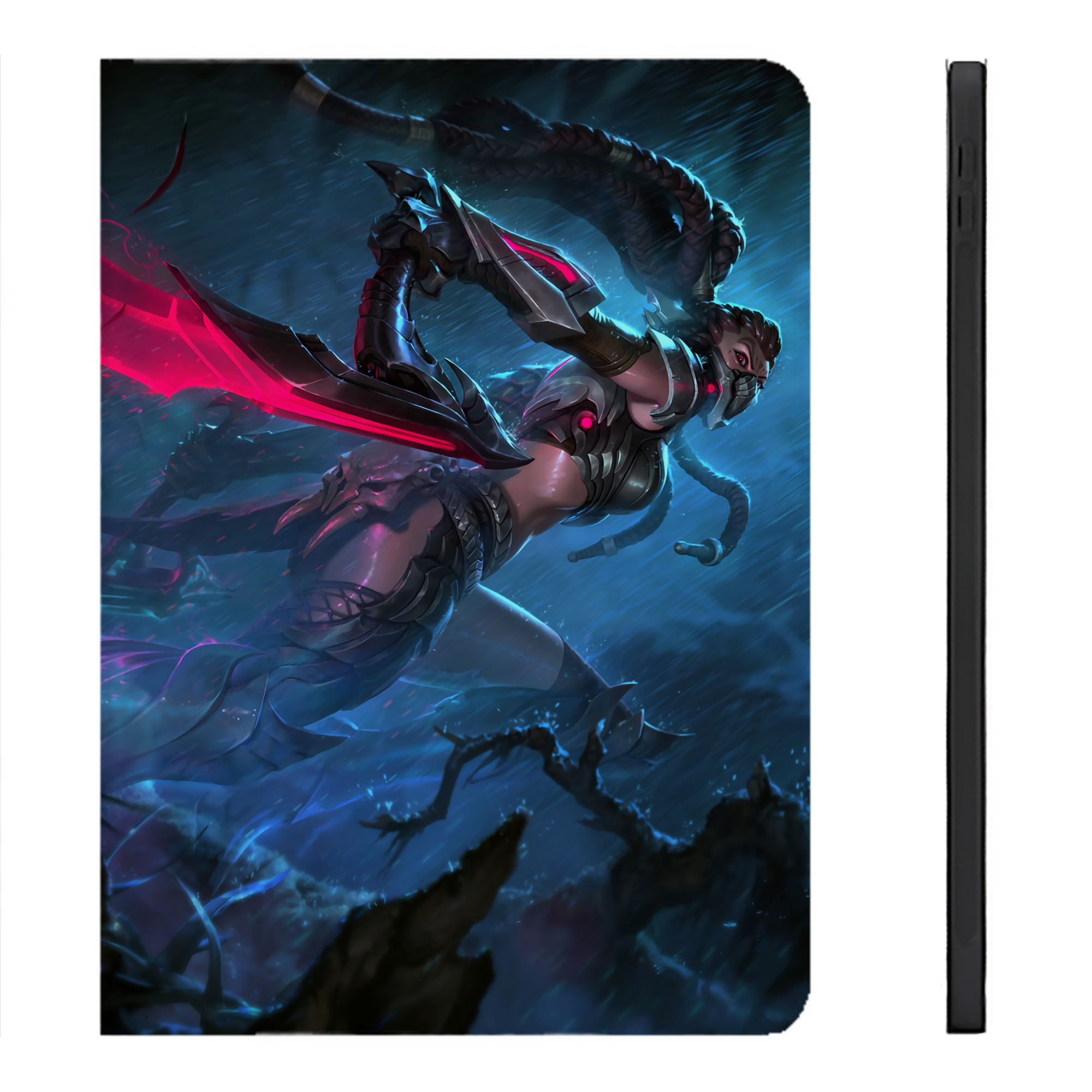 （画像用） リーグ・オブ・レジェンド League of Legends LOL IPadケース ペンホルダー付き ブックスタイルデザイン